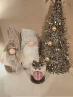 Three Little Gingerbread Men Latte Candle, a cosy festive candle topped with three adorable gingerbread men. Perfect for Christmas vibes.