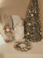 A stunning grey & peach 4-candle holder, completely one-off & handmade, perfect for adding a soft, elegant touch to any room. Simple, modern, & beautifully handmade.