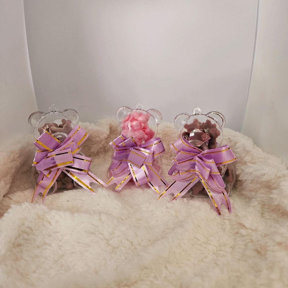 Gorgeous Teddy Bear Wax Melts, in various Scents & inside a cute Teddy Bear. Candle Set Fragrance Decor